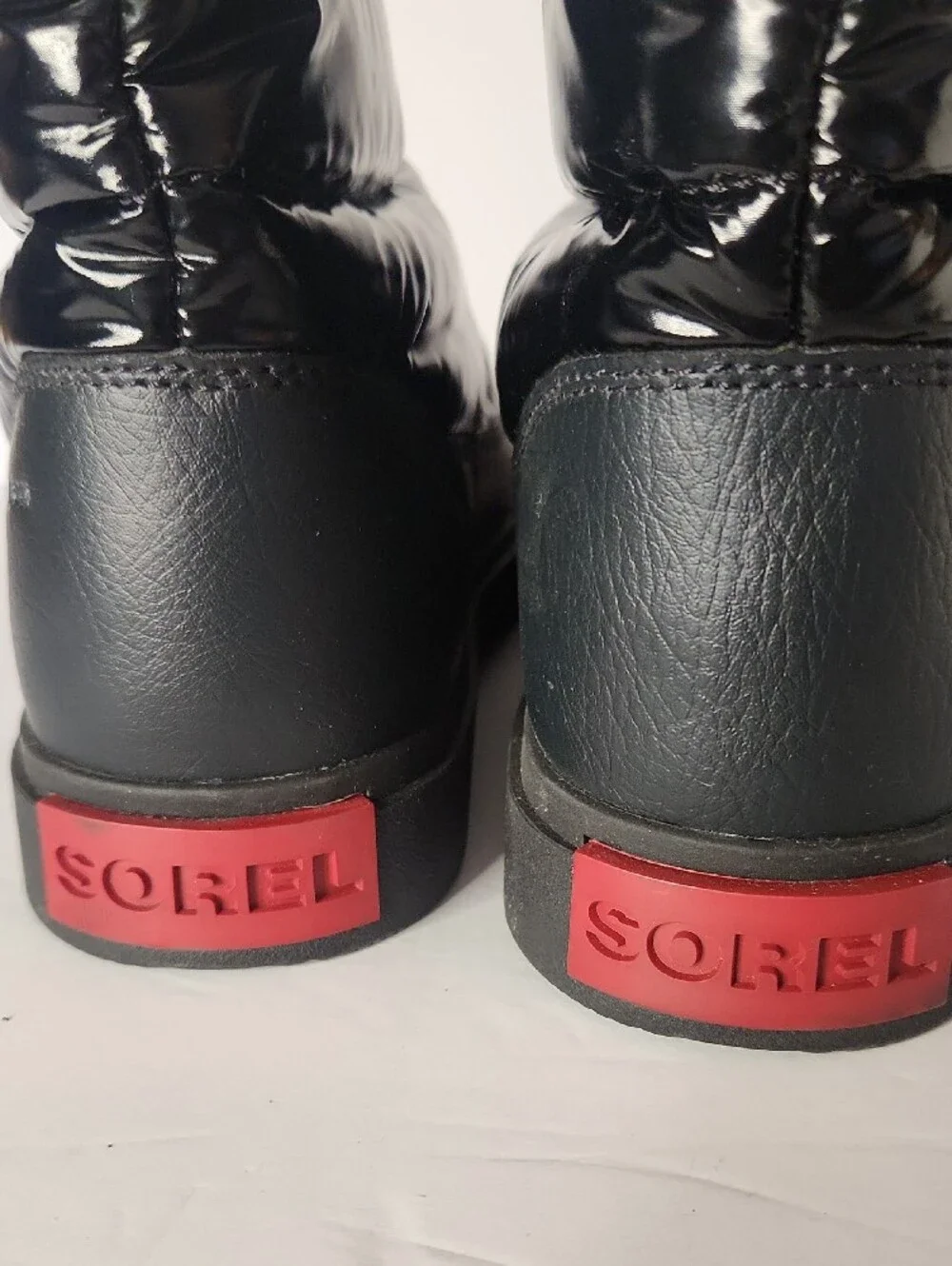 Sorel Joan Of Artic Black Puffer Snow Boot Size 8.5